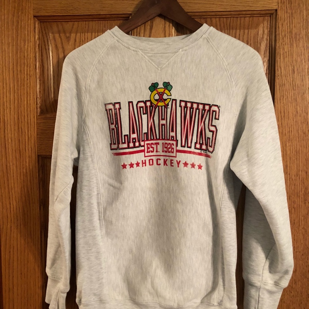 Chicago Blackhawks crew neck sweatshirt
